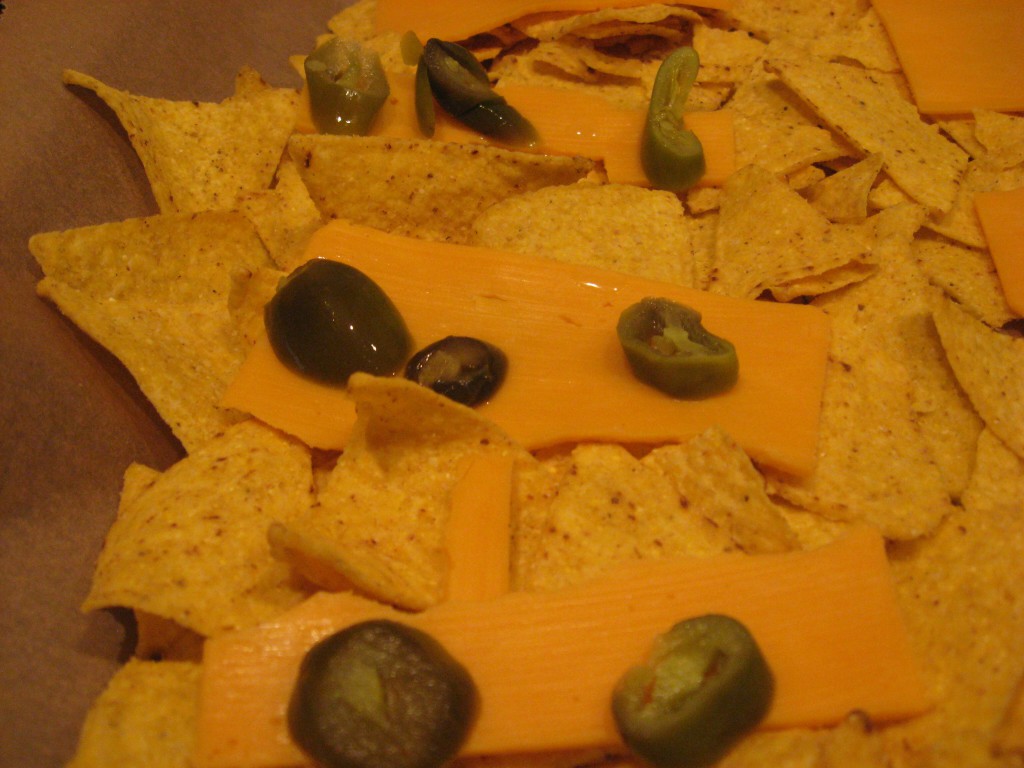 nachos cheddar jalapenos vorher