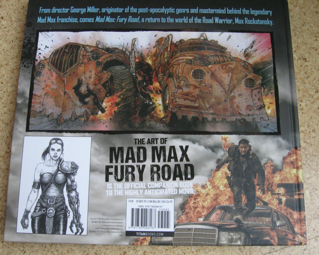 the art of mad max fury road abbie bernstein back