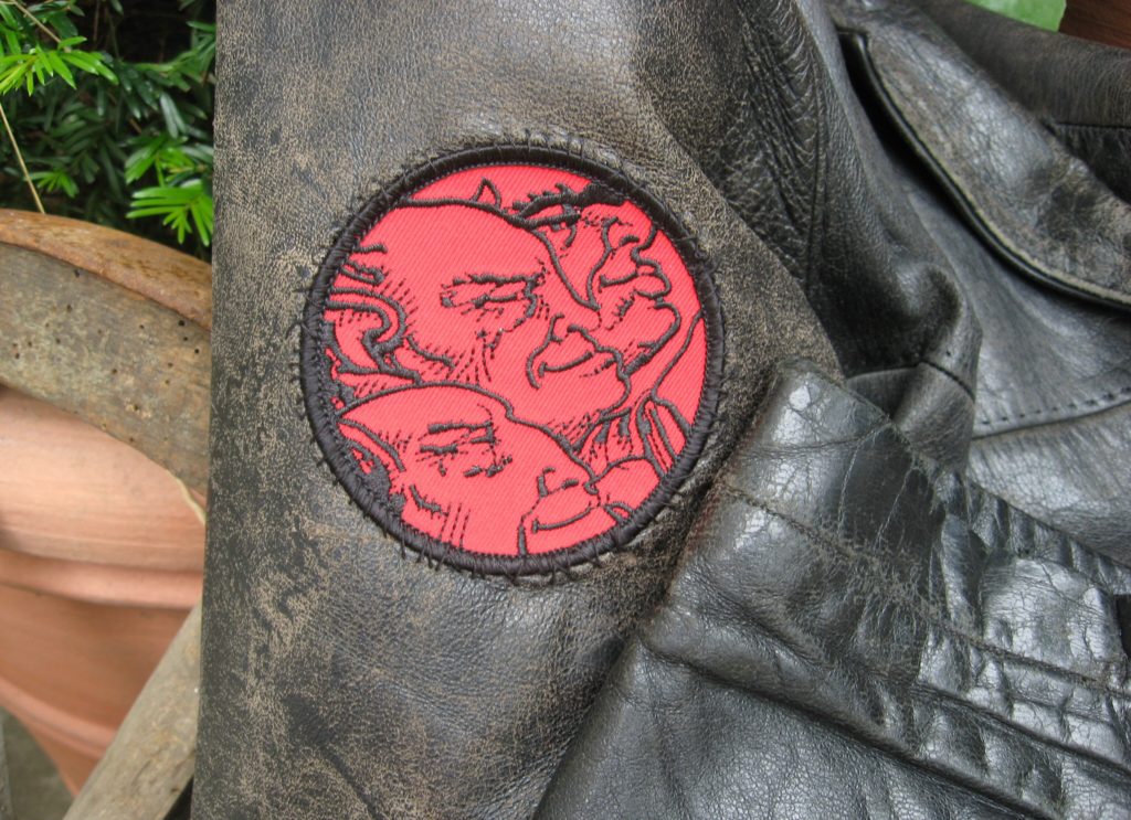 roky erickson drei-dämonen-logo aufnäher patch