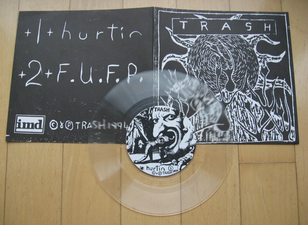 trash hurtin lathe cut single 1994imd label nz